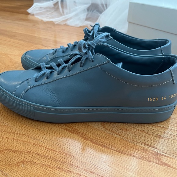 Common Projects Blue Minimalist Sneakers - Picture 9 of 13